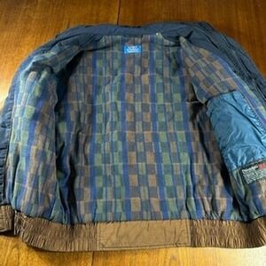 VTG Pendleton LOBO Jacket Wool Lined Sz L Color Block 3M Thinsulate Made In USA